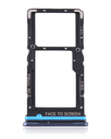Tiroir SIM double compatible Xiaomi Mi 10T Lite 5G - Note 9 Pro 5G - Bleu Atlantique