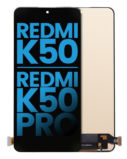 [107082137001] Bloc écran LCD sans châssis compatible Xiaomi Redmi K50 / K50 Pro - Aftermarket: Incell - Toutes couleurs