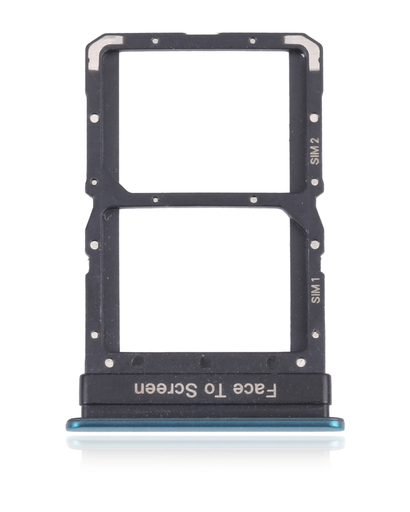 [107082114720] Tiroir SIM double compatible Xiaomi Mi 10 5G - Mi 10 Pro - Vert Corail