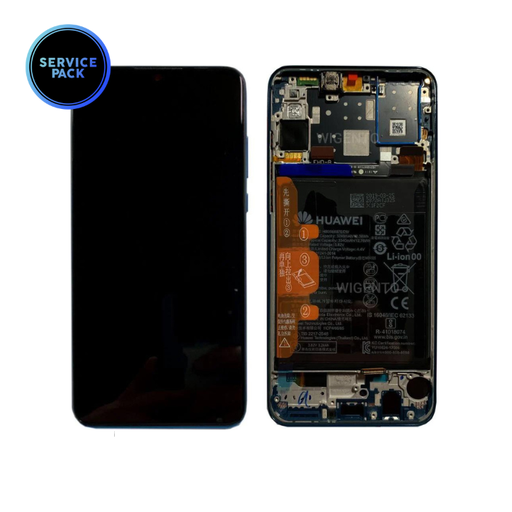 [02352RQA] Bloc écran LCD pour HUAWEI P30 Lite - SERVICE PACK - Bleu