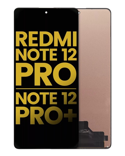 [107082139401] Bloc écran OLED sans châssis compatible Xiaomi Redmi Note 12 Pro - Xiaomi Redmi Note 12 Pro Plus - Poco X5 Pro - Reconditionné - Toutes couleurs