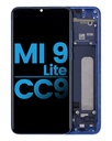 Bloc écran LCD avec châssis pour XIAOMI Mi 9 Lite - CC9 - Aftermarket Incell - Bleu Aurora