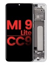 Bloc écran OLED avec châssis pour XIAOMI Mi 9 Lite - CC9 - Aftermarket Plus - Blanc Perlé