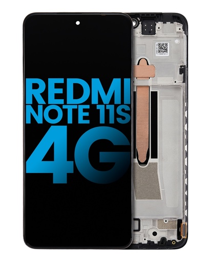 [107082126305] Bloc écran LCD avec châssis compatible Xiaomi Redmi Note 11S 4G - Poco M4 Pro 4G - Aftermarket Incell - Toutes couleurs