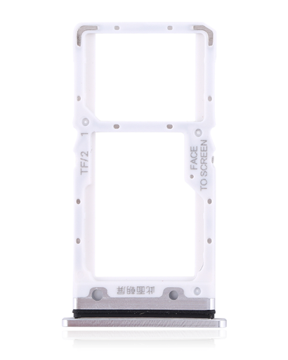 [107082114923] Tiroir Double SIM compatible XIAOMI Mi 9 Lite - CC9 - Blanc Perlé