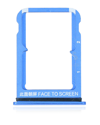 [107082119120] Tiroir Double SIM compatible XIAOMI Mi 9 SE - Bleu