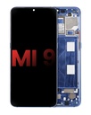 Bloc écran OLED avec châssis pour XIAOMI Mi 9 - Aftermarket Plus - Bleu Océan