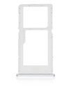 Tiroir Double SIM pour XIAOMI Redmi Note 10 5G - Argent chromé