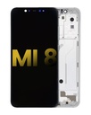 Bloc écran OLED avec châssis pour XIAOMI Mi 8 - Reconditionné - Blanc