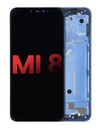 Bloc écran OLED avec châssis pour XIAOMI Mi 8 - Aftermarket Plus - Bleu