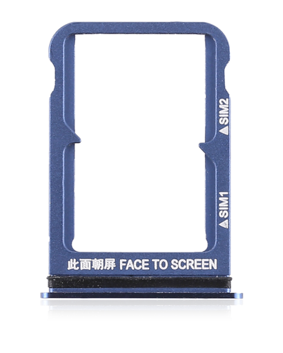 Tiroir Double SIM pour XIAOMI Mi 8 - Bleu