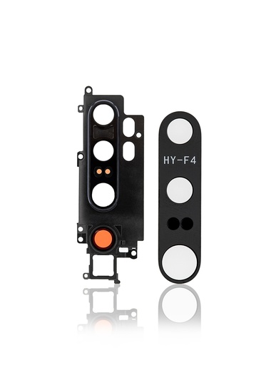 Lentille caméra arrière avec support pour XIAOMI Mi Note 10 - Noir