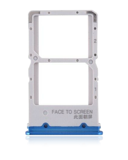 Tiroir Double SIM pour XIAOMI Mi 9T - 9T Pro - Redmi K20 - Redmi K20 Pro - Bleu Glacier