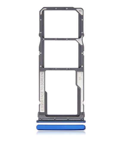 Tiroir Double SIM pour XIAOMI Redmi Note 8T - Note 8 - Bleu Neptune