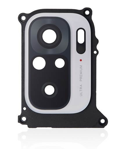 Lentille caméra arrière avec support ou cadre pour XIAOMI Redmi Note 10 - Galet blanc