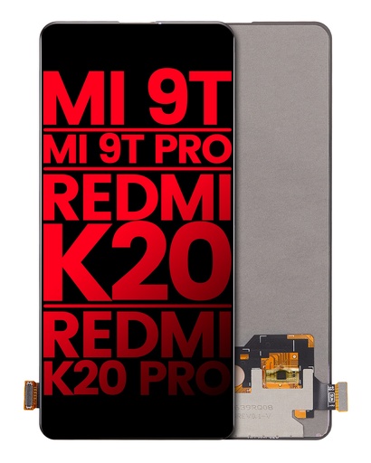 Bloc écran OLED sans châssis pour XIAOMI Mi 9T - 9T Pro - Redmi K20 - Redmi K20 Pro - Aftermarket Plus - Toutes couleurs