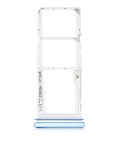 Tiroir Double SIM pour XIAOMI Redmi Note 10 - Note 10S - Bleu océan