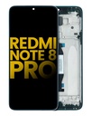 Bloc écran LCD  avec châssis pour  XIAOMI Redmi Note 8 Pro - Reconditionné - Vert