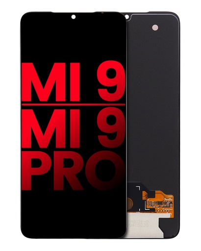 Bloc écran OLED sans châssis pour XIAOMI Mi 9 - Mi 9 Pro - Aftermarket Plus - Toutes couleurs