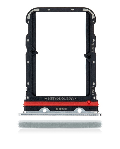 Tiroir SIM pour XIAOMI Mi Note 10 - Note 10 Pro - CC9 Pro - Blanc Glacier