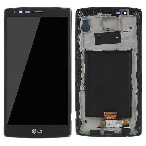 [4210.4193] Bloc écran LCD avec châssis compatible LG G4 - SERVICE PACK - Noir