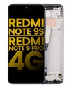 Bloc écran LCD avec châssis pour XIAOMI Redmi Note 9S - Redmi Note 9 Pro 4G - Reconditionné - Gris interstellaire