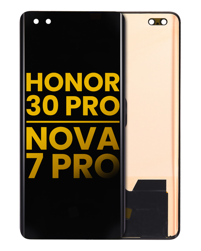 [107082137301] Bloc écran OLED sans châssis compatible Honor 30 Pro - Huawei Nova 7 Pro - Reconditionné - Toutes couleurs