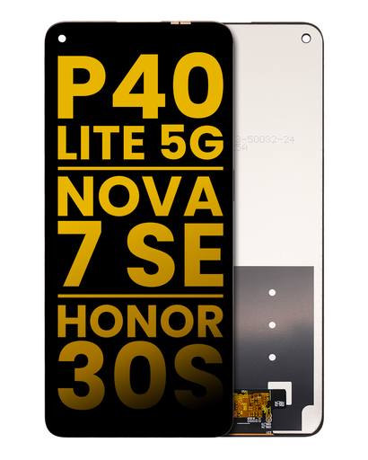 Bloc écran LCD sans châssis pour HUAWEI P40 Lite 5G - Nova 7 SE - Honor 30S - Reconditionné - Toutes couleurs