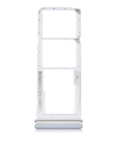 Tiroir Double SIM pour XIAOMI Redmi Note 9S - Note 9 Pro 4G - Blanc glacier