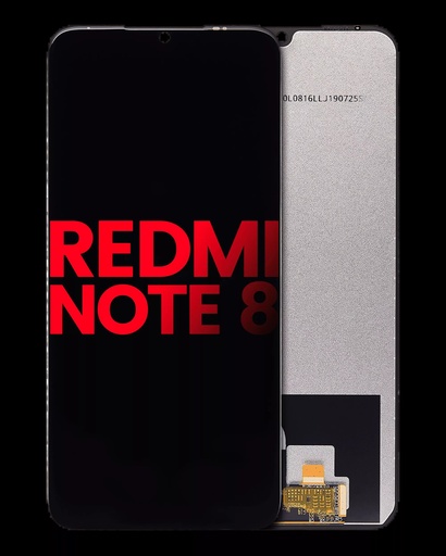 Bloc écran LCD sans châssis Compatible Xiaomi Redmi Note 8 - Aftermarket Plus - Toutes couleurs