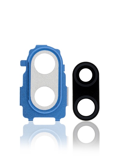 Lentille caméra arrière avec support pour XIAOMI Redmi Note 7 -  7 Pro - Bleu Neptune