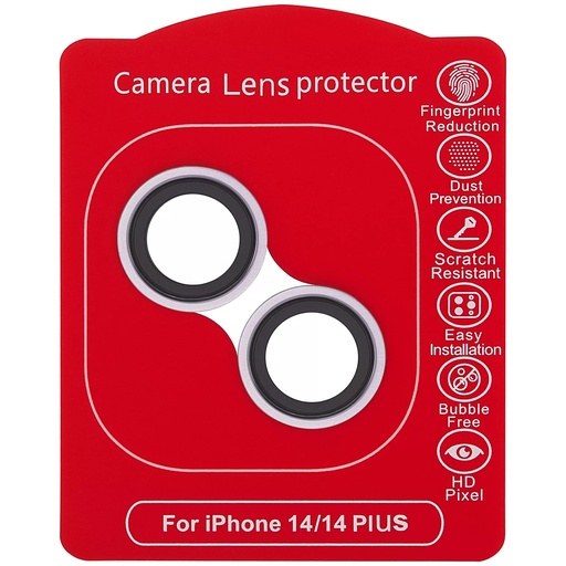[107085002169] Protection lentille pour iPhone 14 - 14 Plus - Apple - Casper - Violet