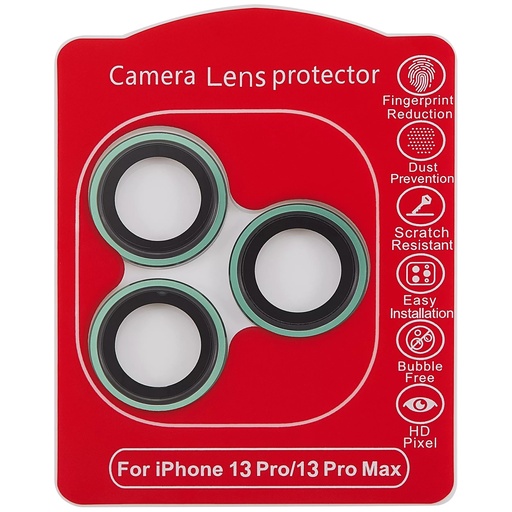Protection lentille pour iPhone 13 Pro - 13 Pro Max -  Casper - Vert Apline