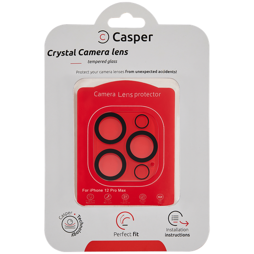 Verre trempé de caméra pour iPhone 12 Pro Max - Casper
