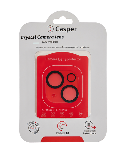 Verre trempé de caméra pour iPhone 15 - 15 Plus - Casper