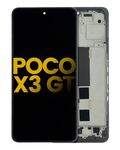 Bloc écran LCD avec châssis pour  XIAOMI Poco X3 GT - Reconditionné - Toutes couleurs