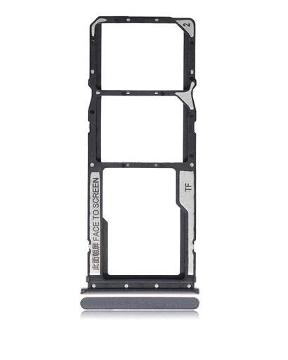 Tiroir Double SIM pour  XIAOMI Redmi 9T -  Note 9 4G -  Poco M3 - Noir