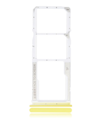 Tiroir Double SIM pour  XIAOMI Redmi 9T -  Note 9 4G -  Poco M3 - Jaune