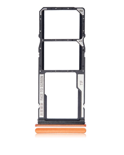 Tiroir Double SIM pour  XIAOMI Redmi 9T -  Note 9 4G -  Poco M3 - Orange