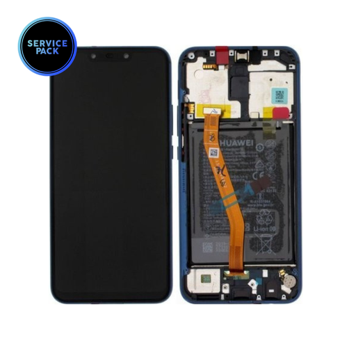 Bloc écran LCD pour HUAWEI Mate 20 Lite - SERVICE PACK - Bleu