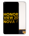 Bloc écran LCD sans châssis pour HONOR View 20 - HUAWEI Nova 4 - Reconditionné - Noir