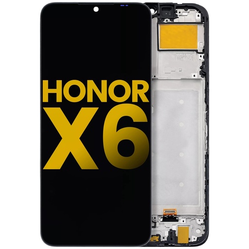 [107082134810] Bloc écran LCD avec châssis compatible Honor X6 - Reconditionné - Toutes couleurs