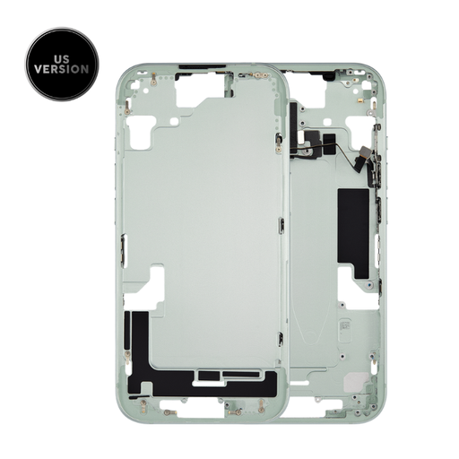 Châssis intermédiaire avec boutons Power et volume original pour iPhone 15 - Version US - Grade A - Vert - original occasion