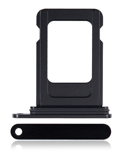 Tiroir SIM pour iPhone 15 - 15 Plus - Noir