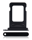 Tiroir Double SIM pour iPhone 15 - 15 Plus - Noir