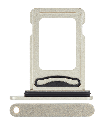 Tiroir Double SIM pour iPhone 15 - 15 Plus - Jaune