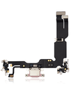 Connecteur de charge avec nappe pour iPhone 15 Plus - Premium - Rose