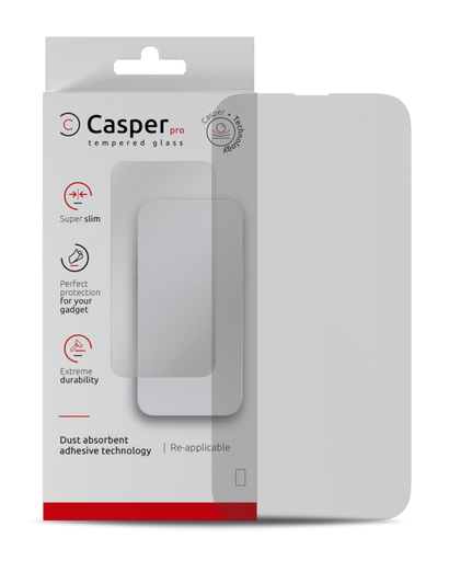 [107082117596] Verre trempé Mat compatible iPhone 15 Pro - Apple - Casper Pro