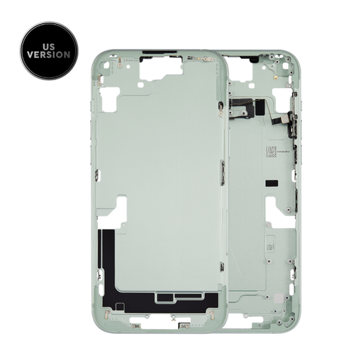 Châssis intermédiaire avec boutons Power et volume original pour iPhone 15 Plus - Version US - Grade A - Vert - original occasion