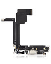 Connecteur de charge avec nappe pour iPhone 15 Pro Max - Premium - Blanc Titane